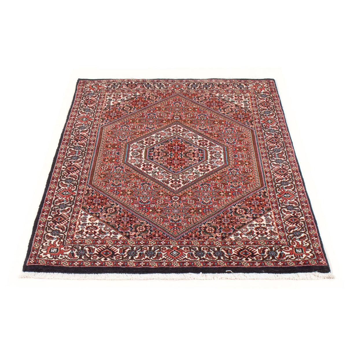 Tapis persan - Bidjar - 134 x 88 cm - rouge