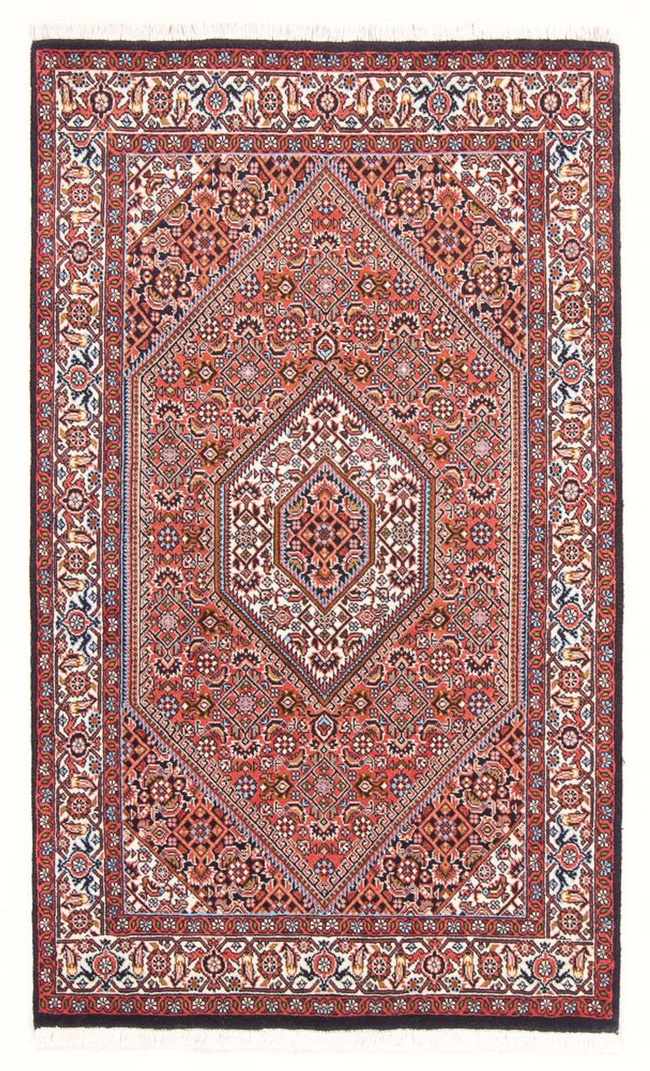Tapis persan - Bidjar - 131 x 83 cm - rouge