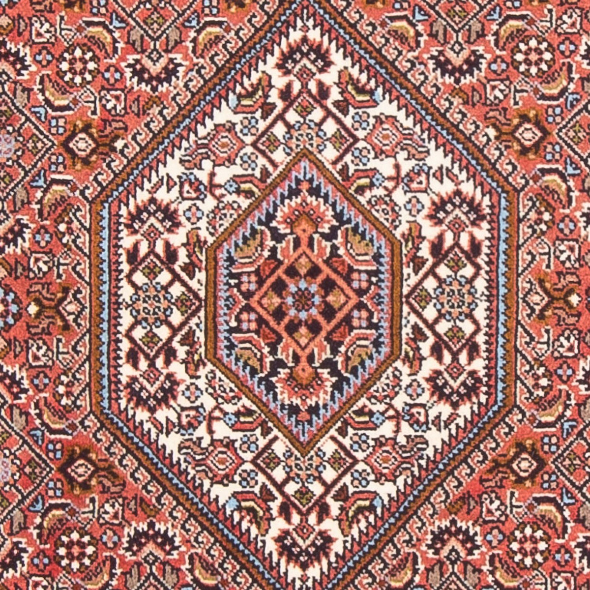 Tapis persan - Bidjar - 131 x 83 cm - rouge