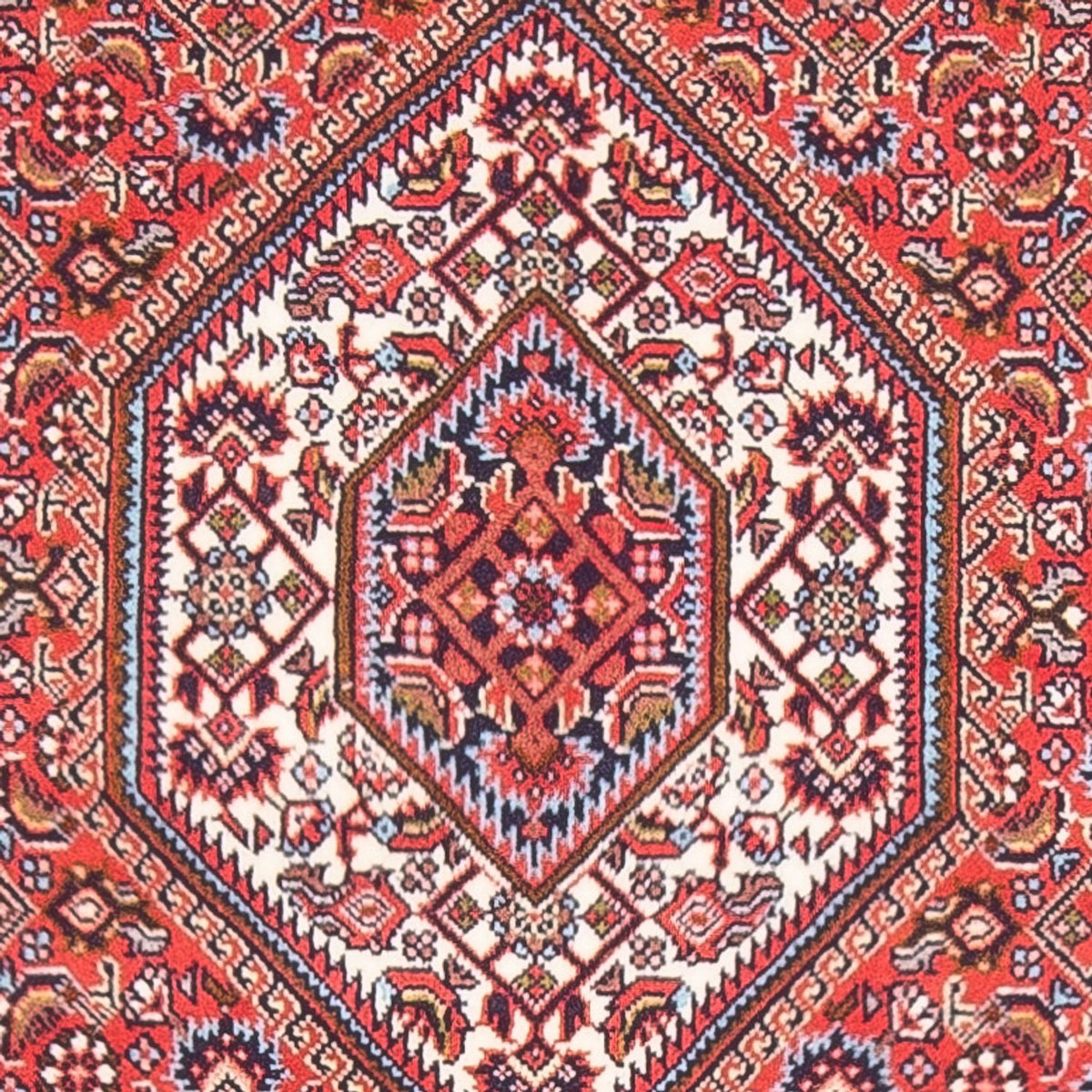 Tapis persan - Bidjar - 130 x 86 cm - rouge