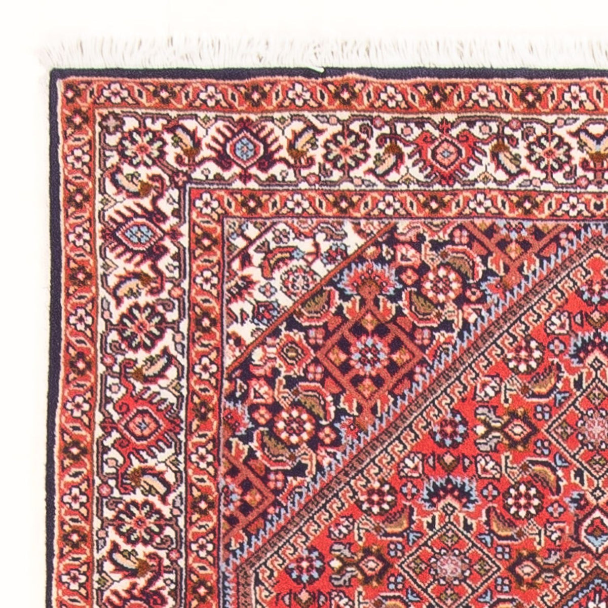 Tapis persan - Bidjar - 130 x 86 cm - rouge