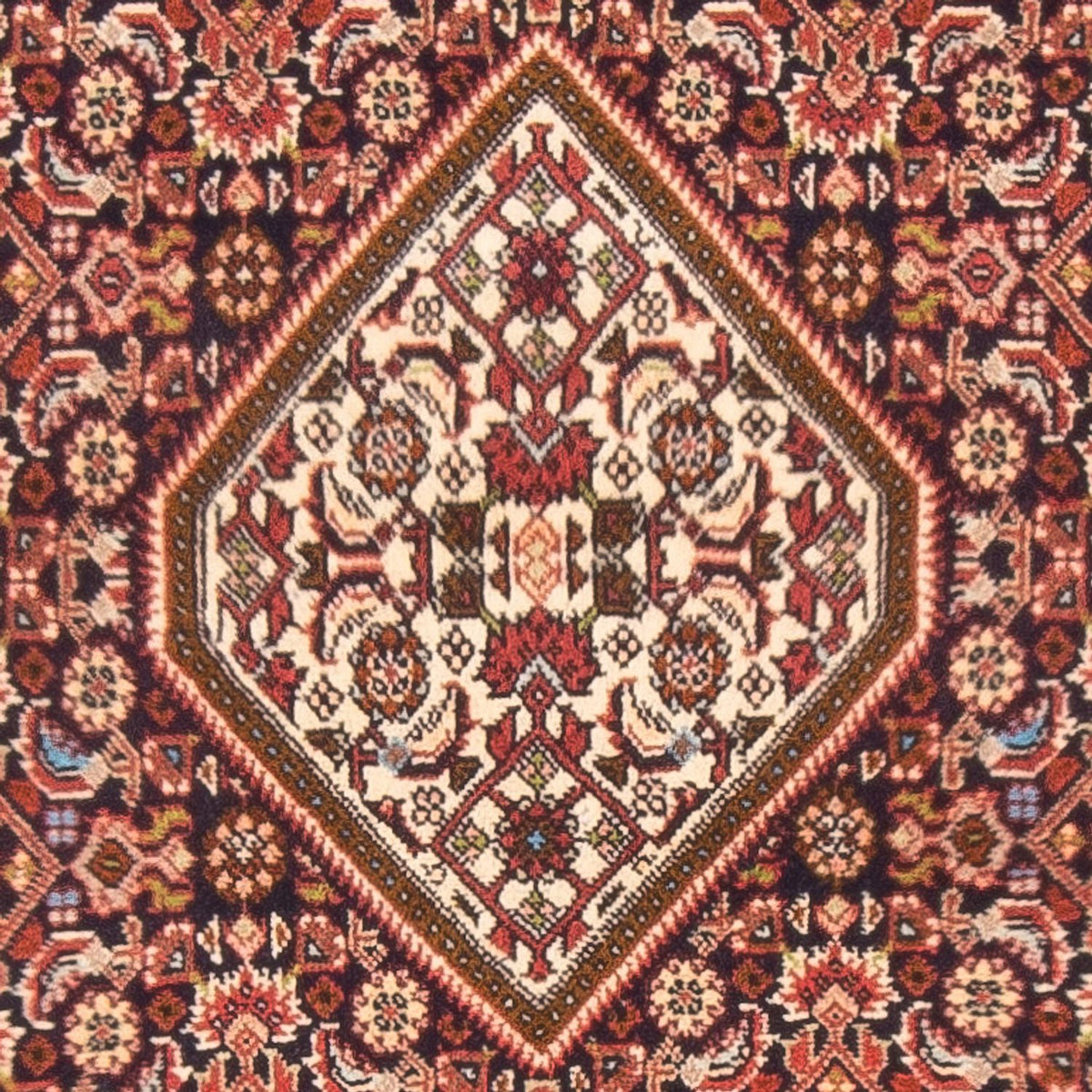 Tapis persan - Bidjar - 127 x 82 cm - rouge