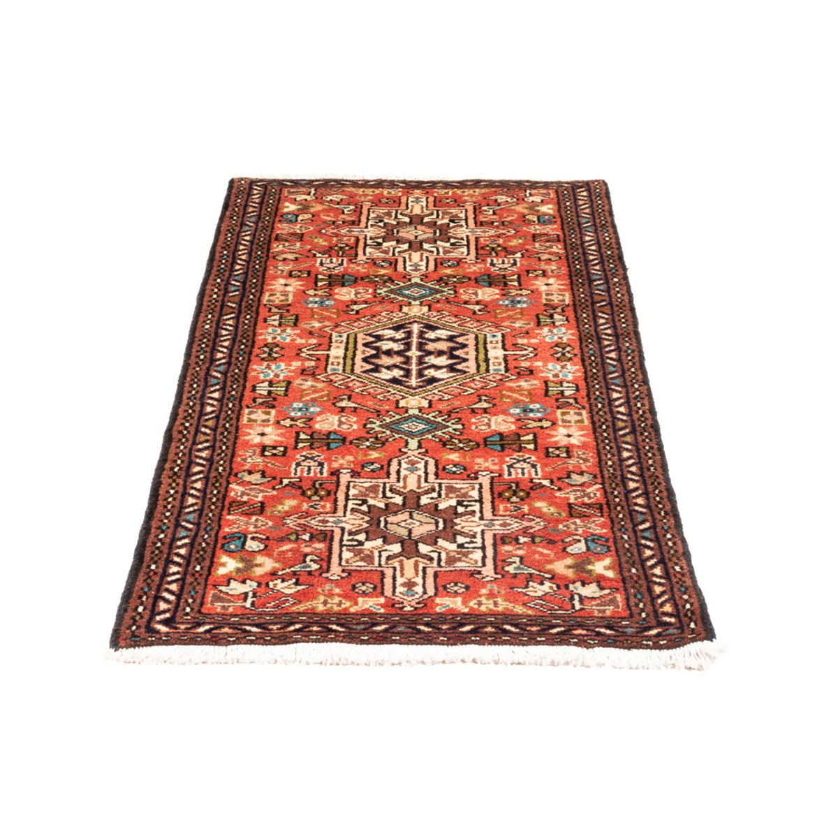 Tapis persan - Nomadic - 145 x 66 cm - rouge
