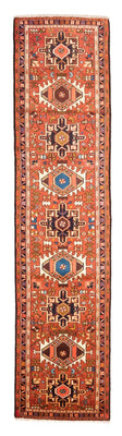 Tapis de couloir Tapis persan - Nomadic - 300 x 74 cm - rouge