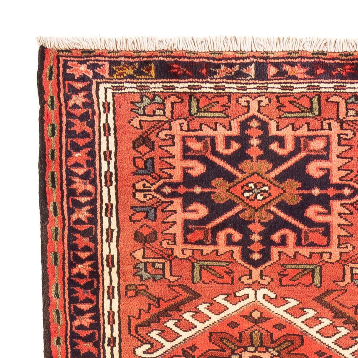 Tapis de couloir Tapis persan - Nomadic - 290 x 69 cm - rouge