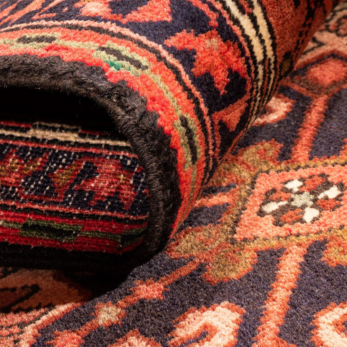 Tapis de couloir Tapis persan - Nomadic - 290 x 69 cm - rouge