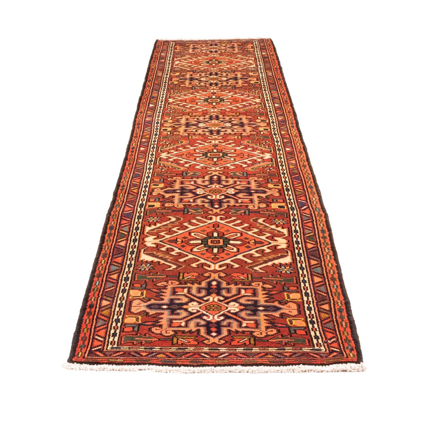 Tapis de couloir Tapis persan - Nomadic - 315 x 74 cm - rouge