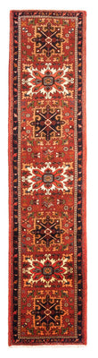 Tapis de couloir Tapis persan - Nomadic - 275 x 70 cm - rouge