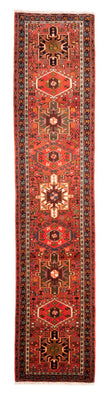Tapis de couloir Tapis persan - Nomadic - 304 x 72 cm - rouge