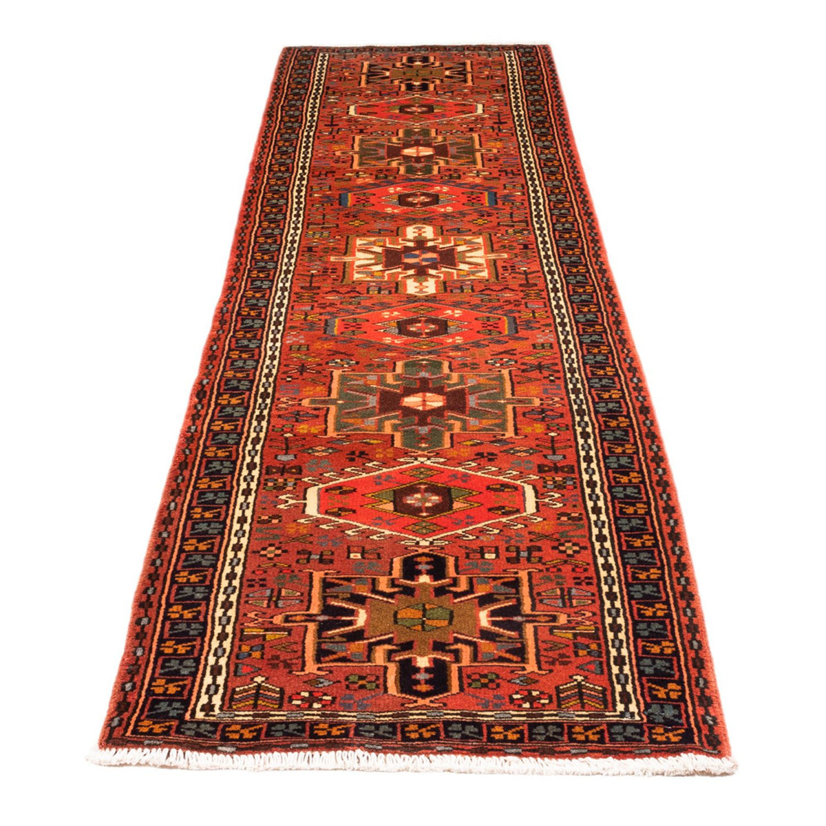 Tapis de couloir Tapis persan - Nomadic - 304 x 72 cm - rouge