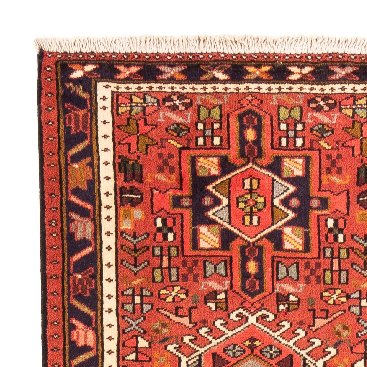 Tapis de couloir Tapis persan - Nomadic - 293 x 73 cm - rouge