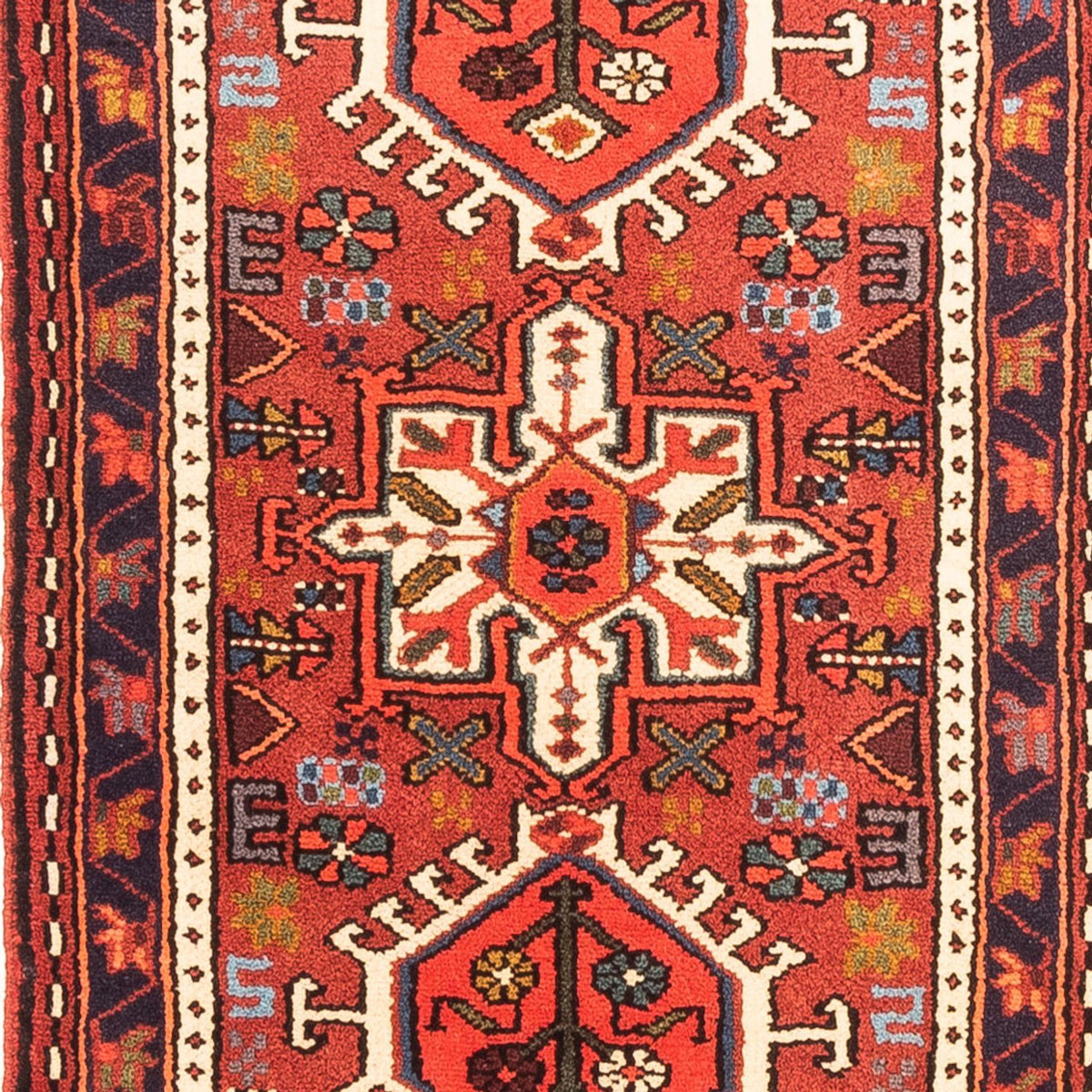 Tapis de couloir Tapis persan - Nomadic - 286 x 73 cm - rouge