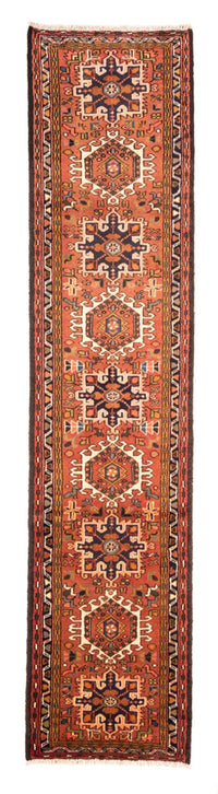 Tapis de couloir Tapis persan - Nomadic - 295 x 69 cm - rouge