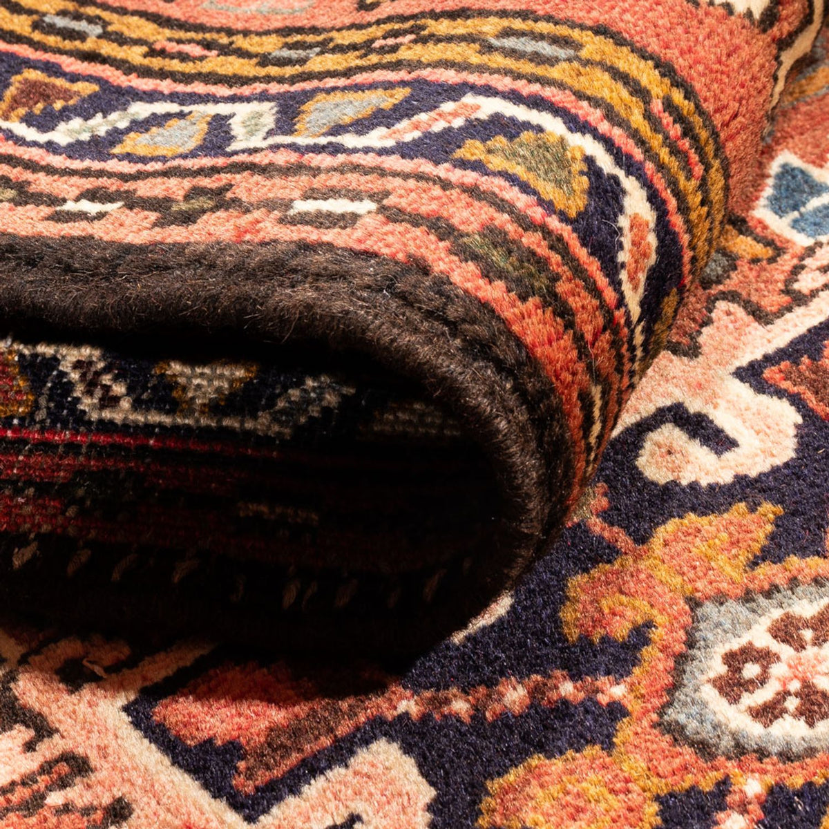 Tapis de couloir Tapis persan - Nomadic - 295 x 69 cm - rouge