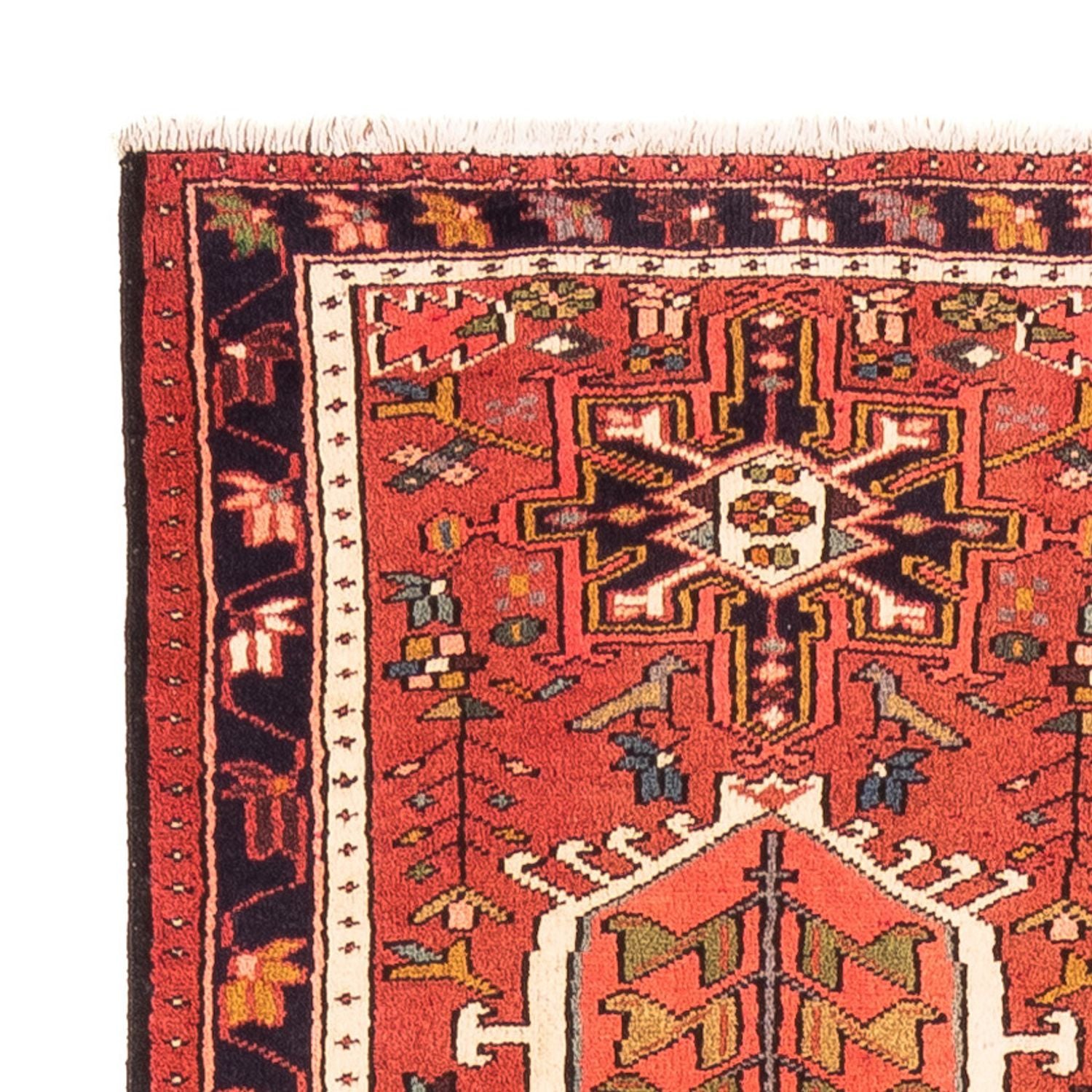 Tapis de couloir Tapis persan - Nomadic - 287 x 84 cm - rouge