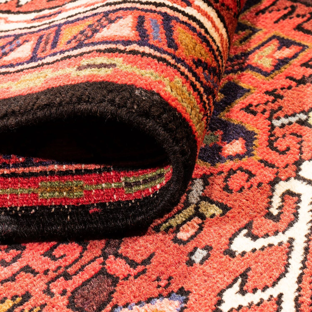 Tapis de couloir Tapis persan - Nomadic - 298 x 69 cm - rouge