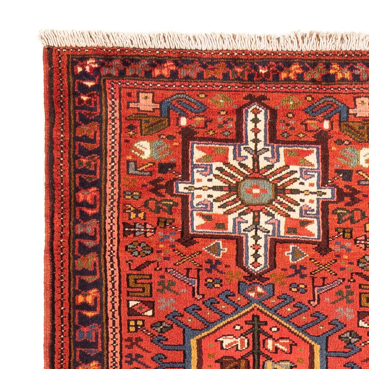 Tapis de couloir Tapis persan - Nomadic - 297 x 77 cm - rouge