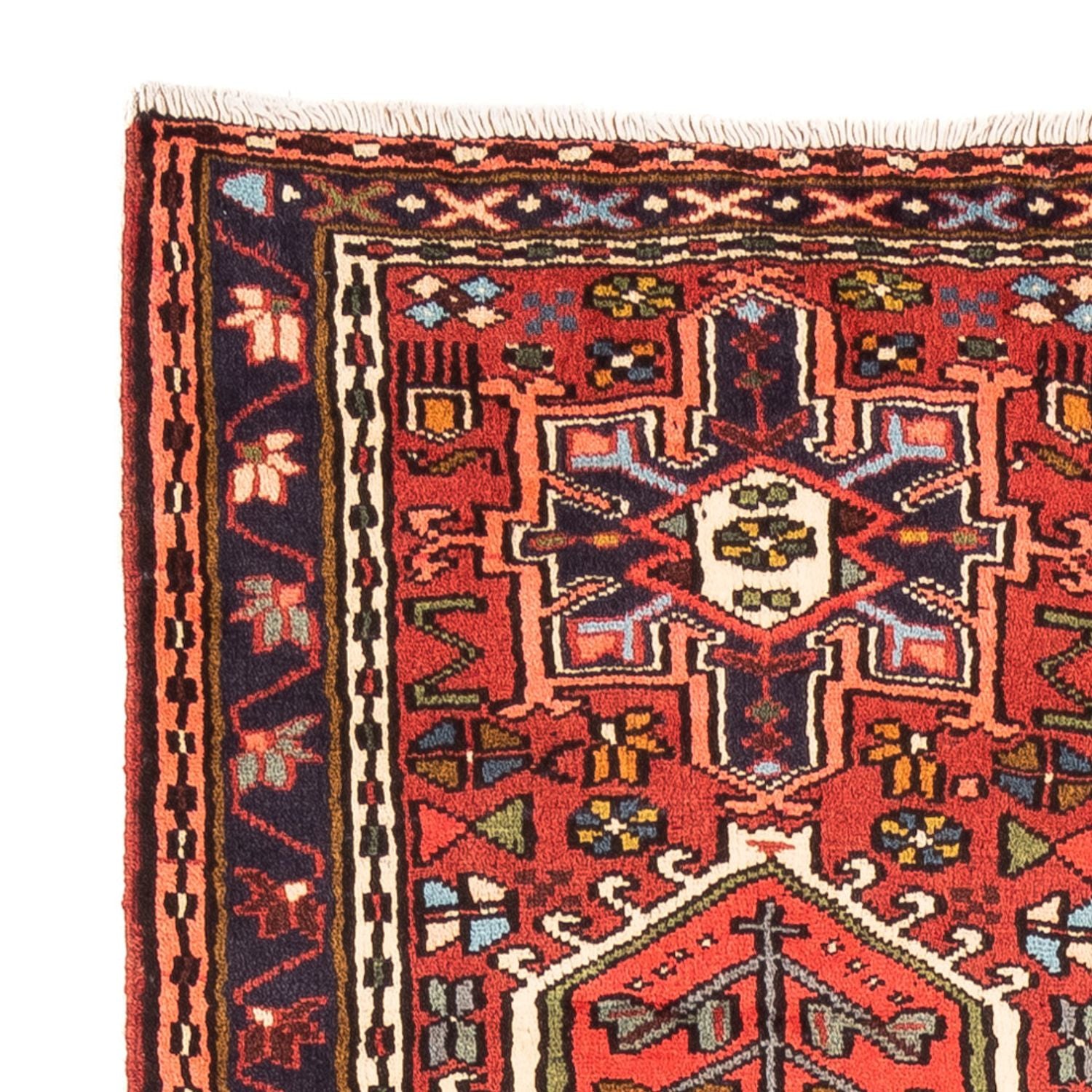 Tapis de couloir Tapis persan - Nomadic - 286 x 73 cm - rouge