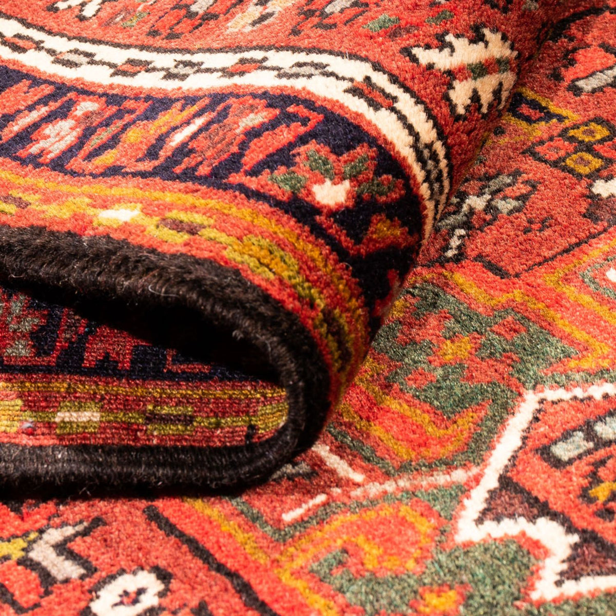 Tapis de couloir Tapis persan - Nomadic - 314 x 80 cm - rouge