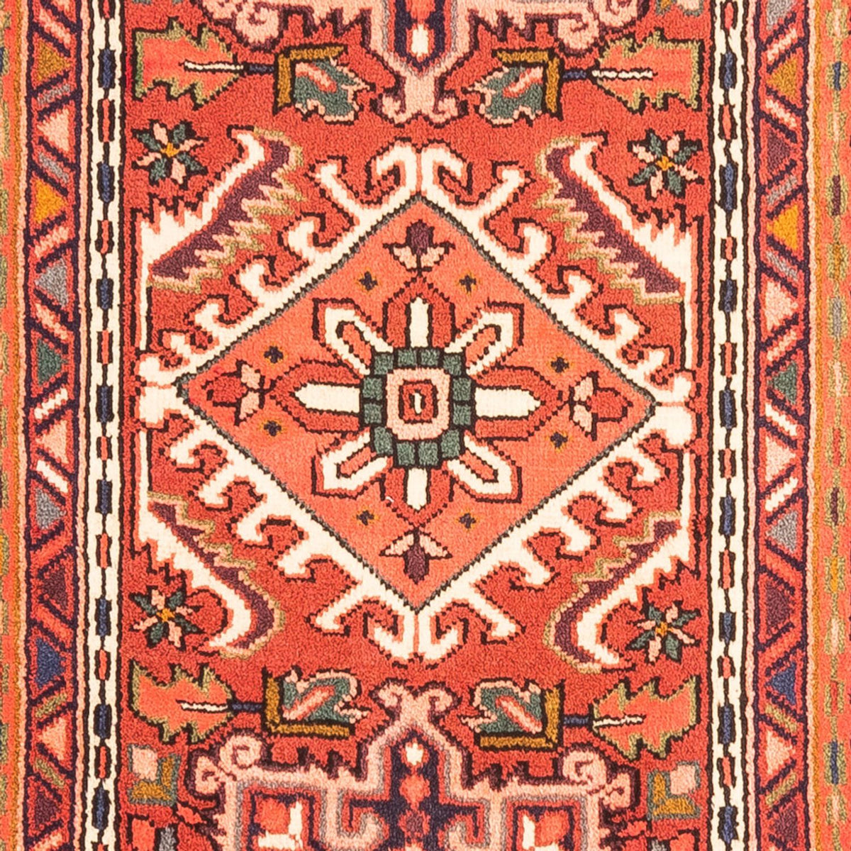 Tapis de couloir Tapis persan - Nomadic - 290 x 73 cm - rouge