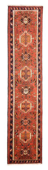 Tapis de couloir Tapis persan - Nomadic - 308 x 72 cm - rouge