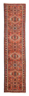 Tapis de couloir Tapis persan - Nomadic - 276 x 86 cm - rouge