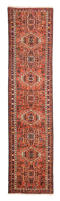 Tapis de couloir Tapis persan - Nomadic - 276 x 86 cm - rouge