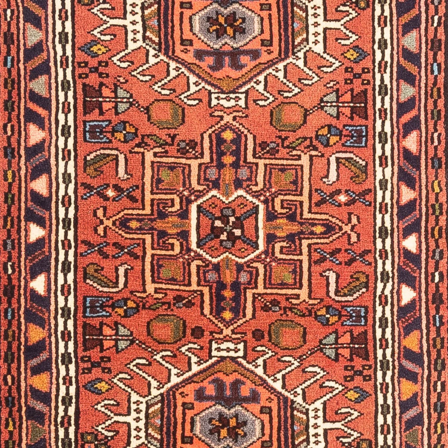 Tapis de couloir Tapis persan - Nomadic - 276 x 86 cm - rouge