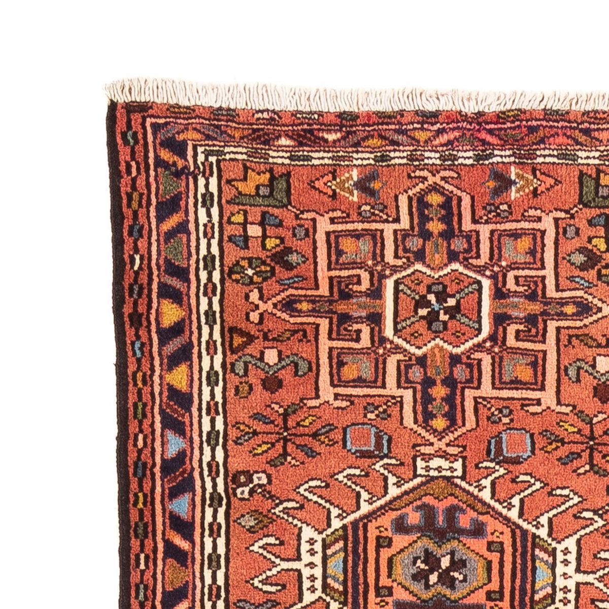 Tapis de couloir Tapis persan - Nomadic - 276 x 86 cm - rouge