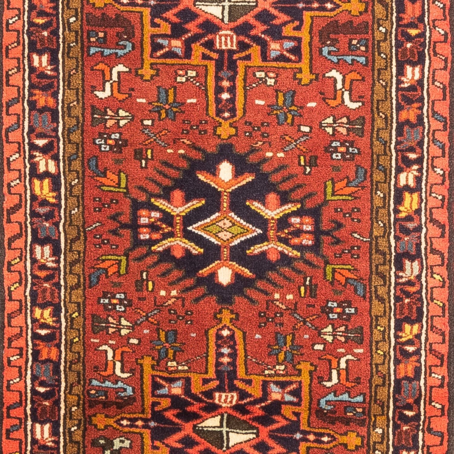 Tapis de couloir Tapis persan - Nomadic - 283 x 72 cm - rouge
