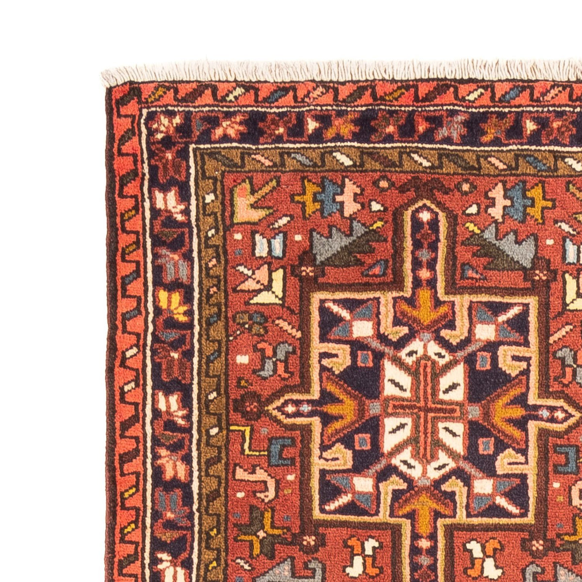 Tapis de couloir Tapis persan - Nomadic - 283 x 72 cm - rouge