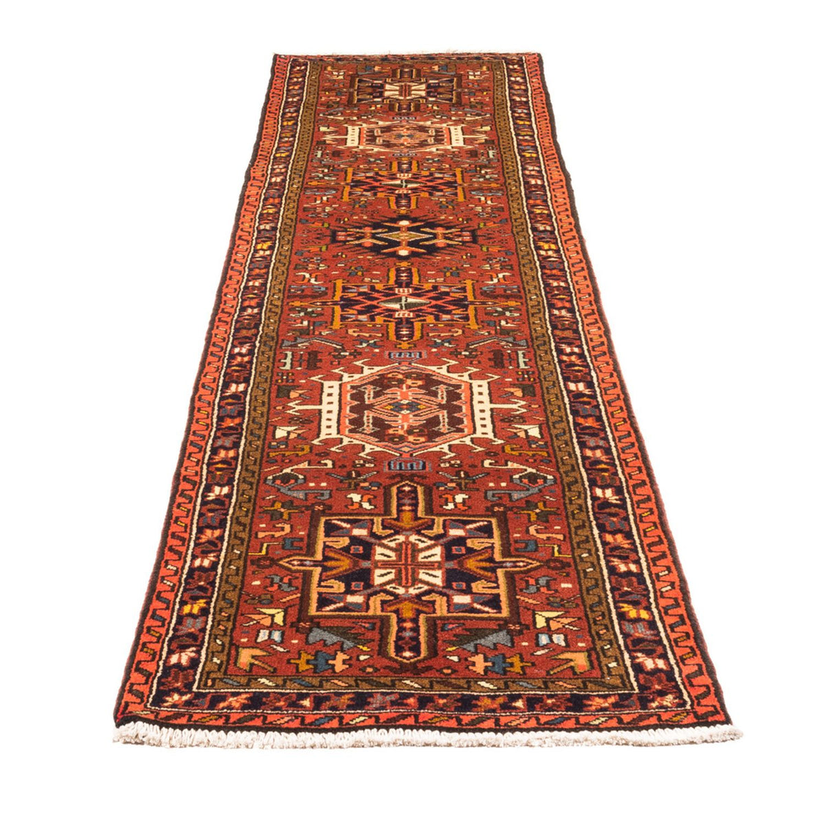 Tapis de couloir Tapis persan - Nomadic - 283 x 72 cm - rouge