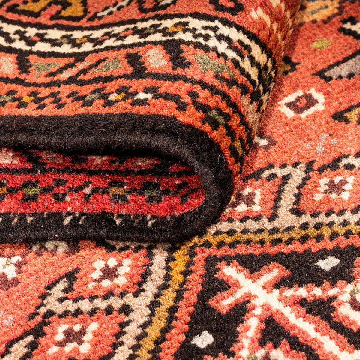 Tapis de couloir Tapis persan - Nomadic - 293 x 70 cm - rouge