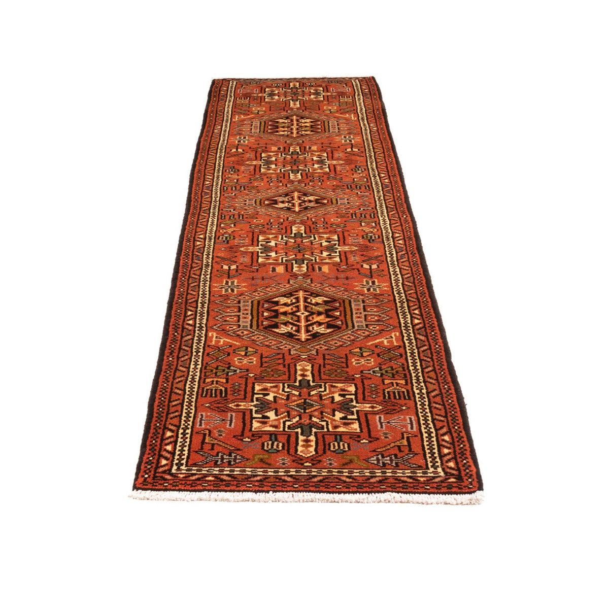 Tapis de couloir Tapis persan - Nomadic - 293 x 70 cm - rouge