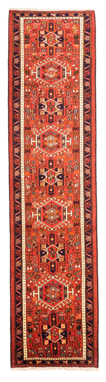 Tapis de couloir Tapis persan - Nomadic - 290 x 74 cm - rouge