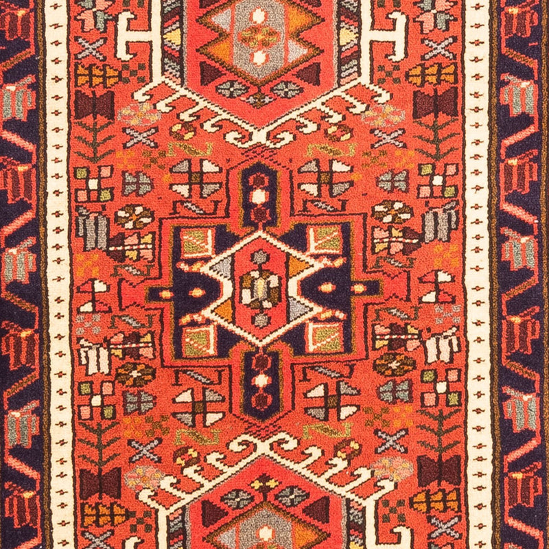 Tapis de couloir Tapis persan - Nomadic - 290 x 74 cm - rouge