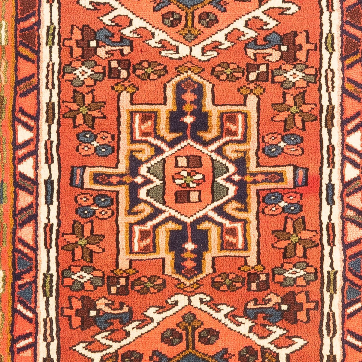 Tapis de couloir Tapis persan - Nomadic - 316 x 71 cm - rouge