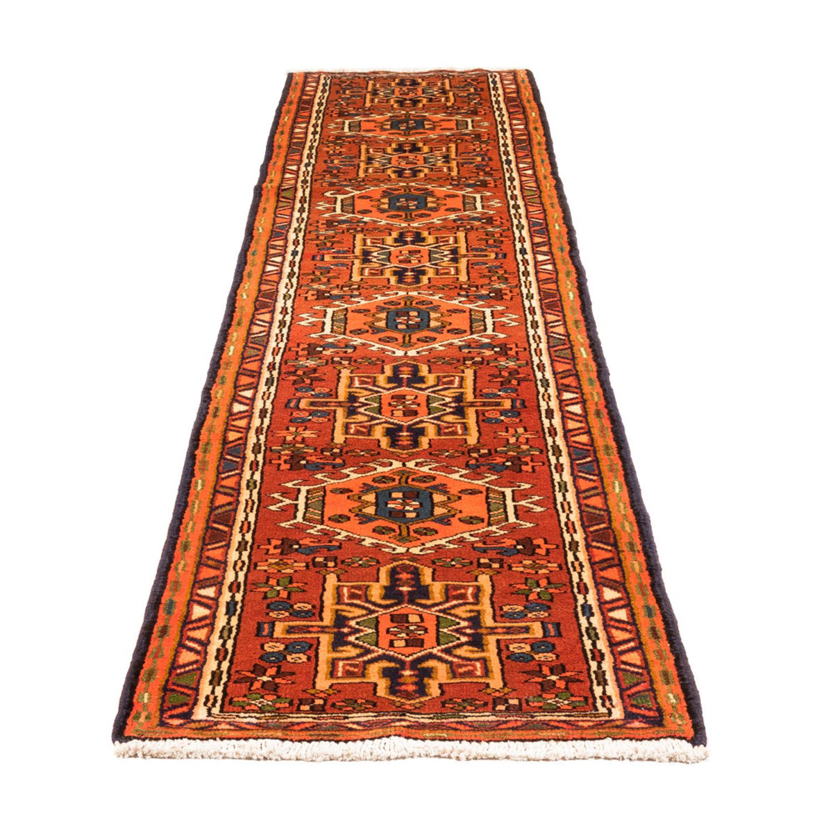 Tapis de couloir Tapis persan - Nomadic - 316 x 71 cm - rouge