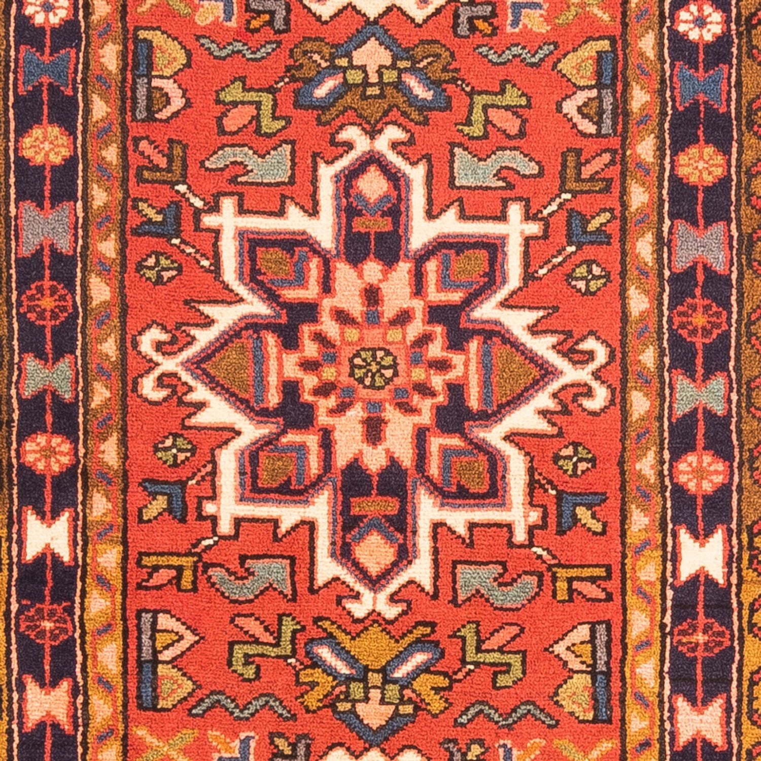 Tapis de couloir Tapis persan - Nomadic - 285 x 72 cm - rouge