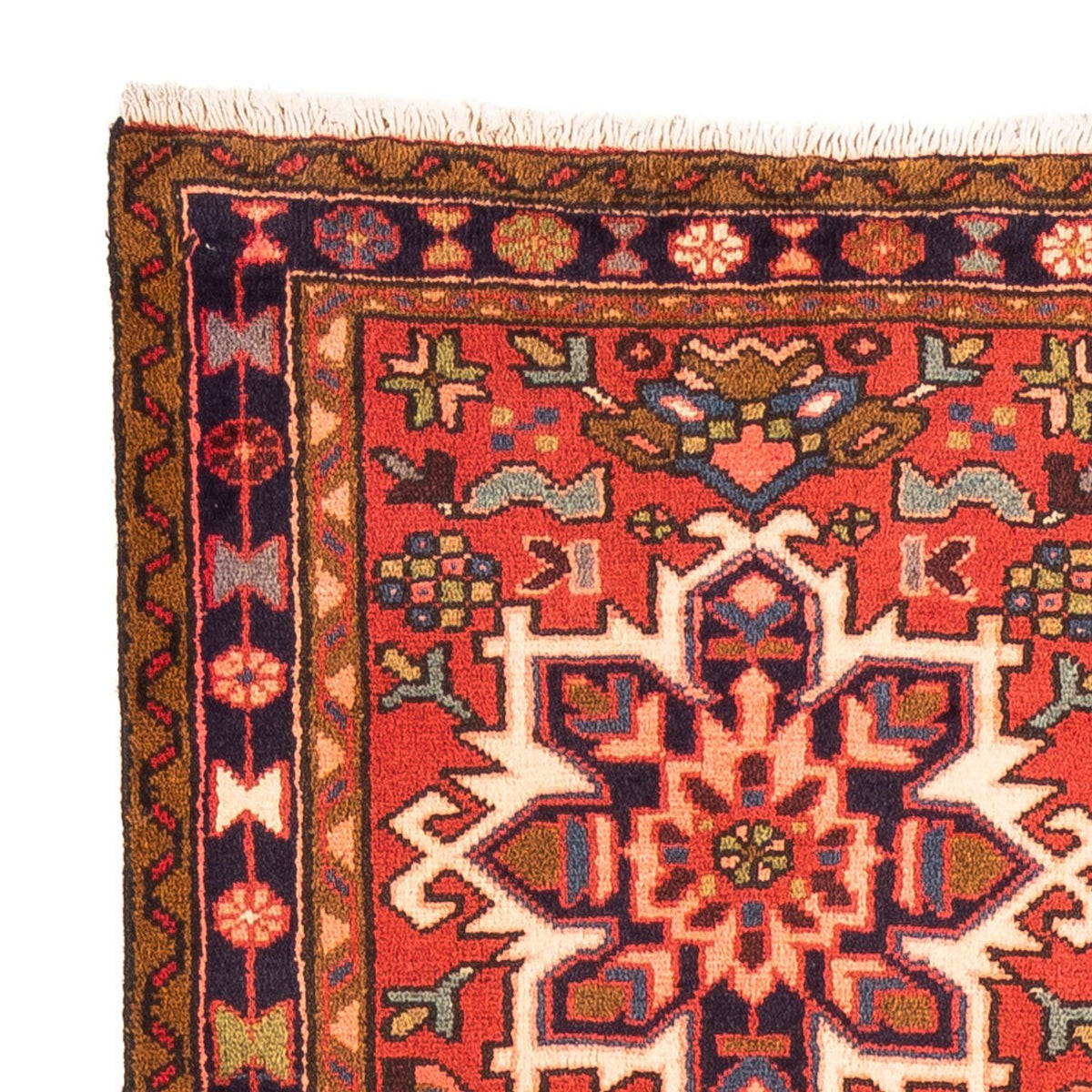 Tapis de couloir Tapis persan - Nomadic - 285 x 72 cm - rouge