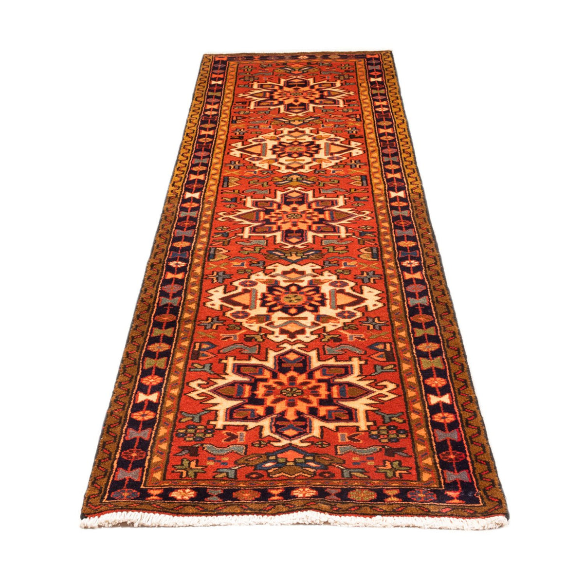 Tapis de couloir Tapis persan - Nomadic - 285 x 72 cm - rouge