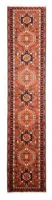Tapis de couloir Tapis persan - Nomadic - 306 x 68 cm - rouge