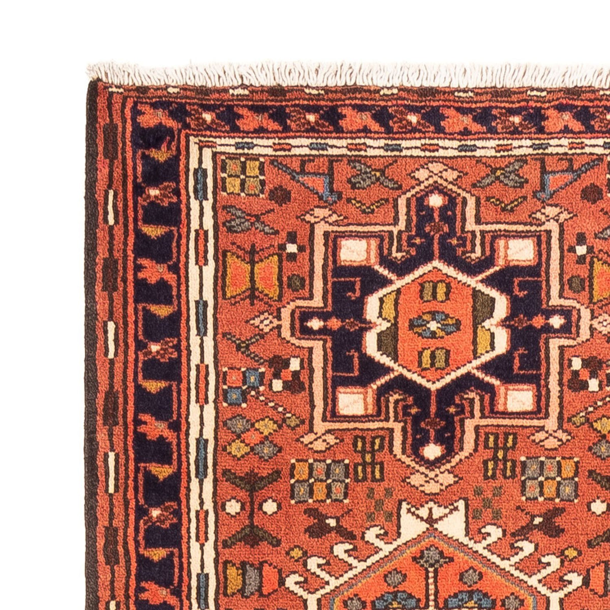 Tapis de couloir Tapis persan - Nomadic - 306 x 68 cm - rouge