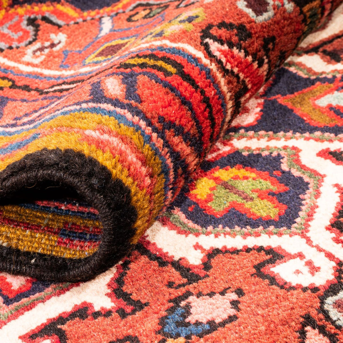 Tapis de couloir Tapis persan - Nomadic - 296 x 73 cm - rouge