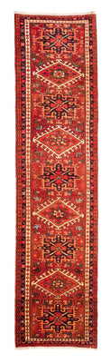 Tapis de couloir Tapis persan - Nomadic - 290 x 73 cm - rouge