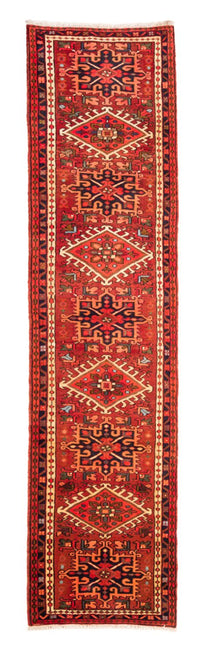 Tapis de couloir Tapis persan - Nomadic - 290 x 73 cm - rouge