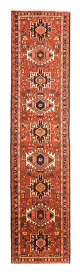 Tapis de couloir Tapis persan - Nomadic - 283 x 70 cm - rouge