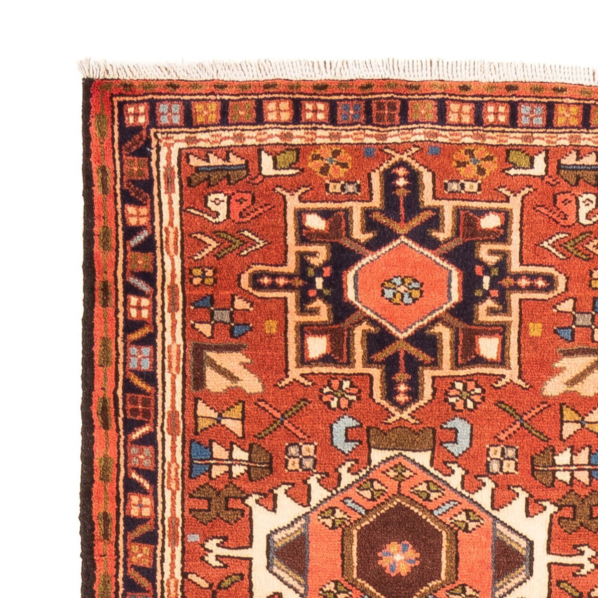 Tapis de couloir Tapis persan - Nomadic - 283 x 70 cm - rouge