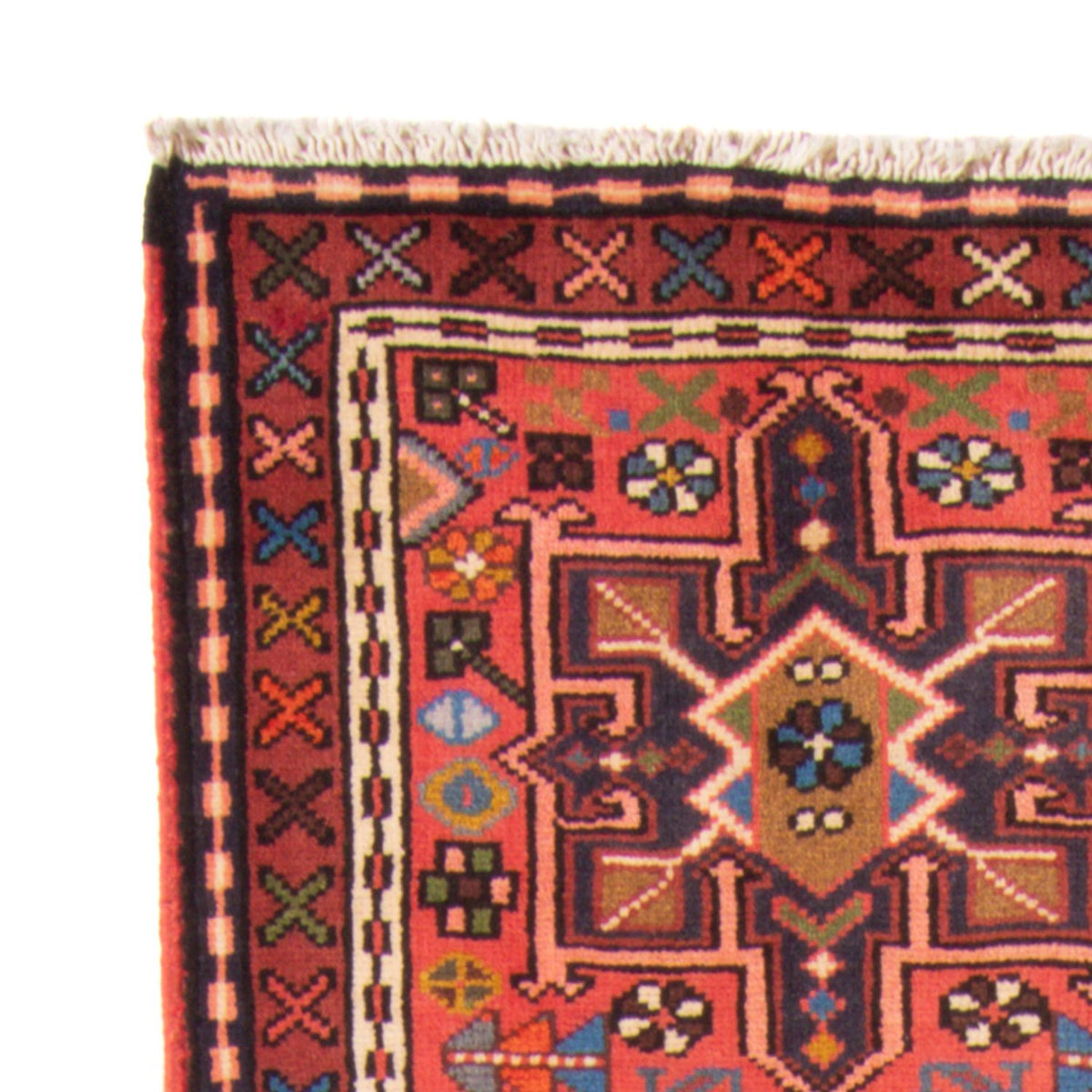 Tapis de couloir Tapis persan - Nomadic - 292 x 72 cm - rouge