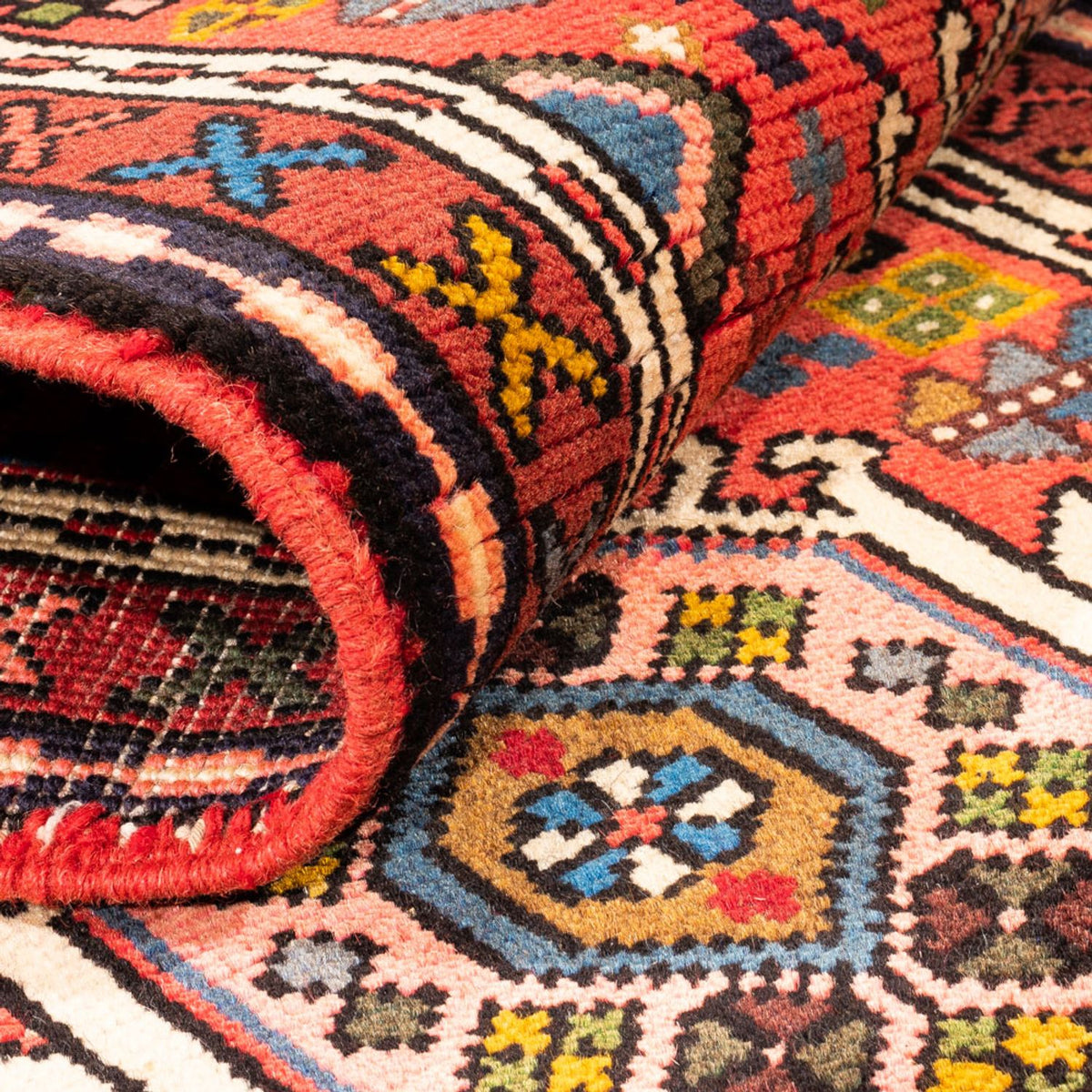 Tapis de couloir Tapis persan - Nomadic - 292 x 72 cm - rouge